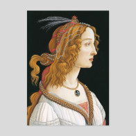 Portrait of a Young Woman - Sandro Botticelli - Poster