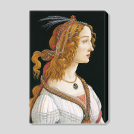 Portrait of a Young Woman - Sandro Botticelli - Canvas